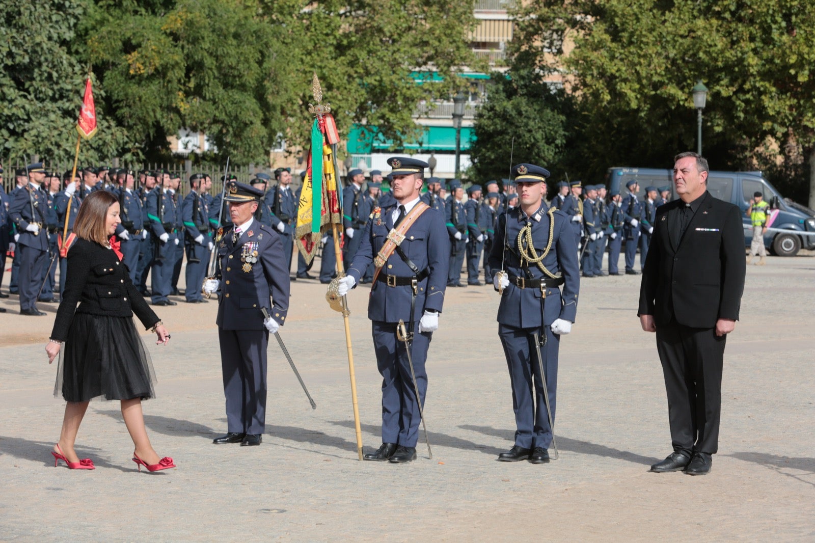 Jura de bandera de civiles en la Base Aérea de Armilla