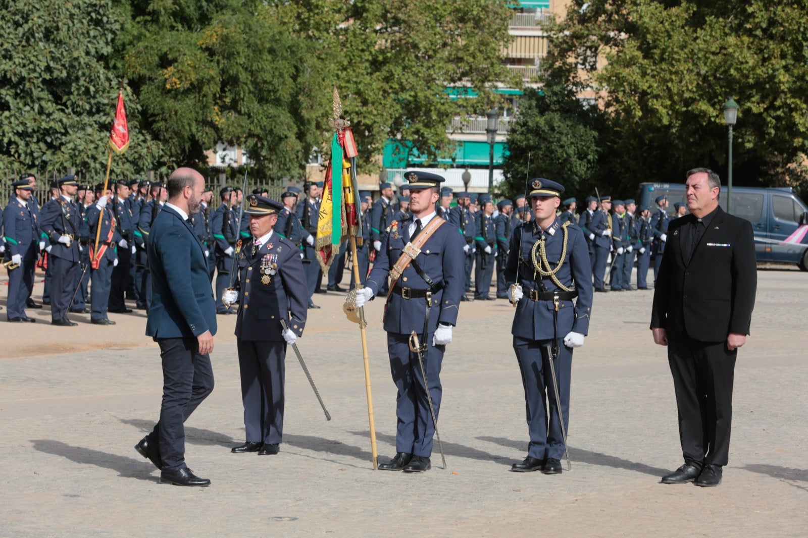 Jura de bandera de civiles en la Base Aérea de Armilla