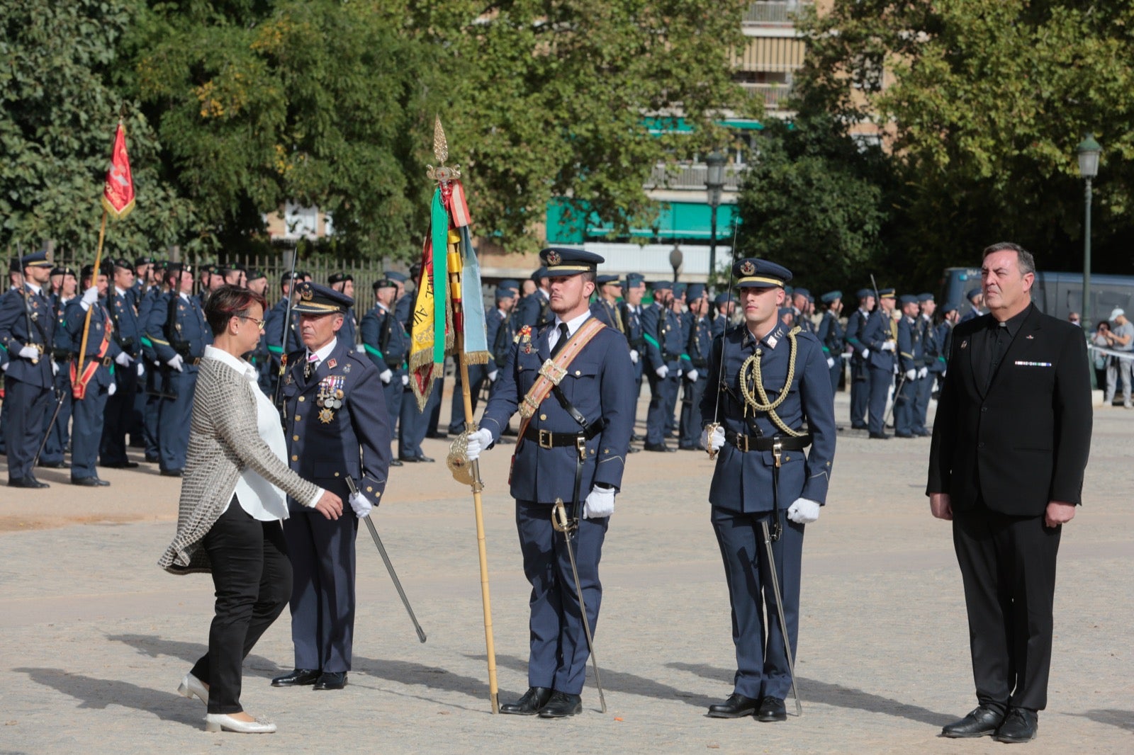 Jura de bandera de civiles en la Base Aérea de Armilla