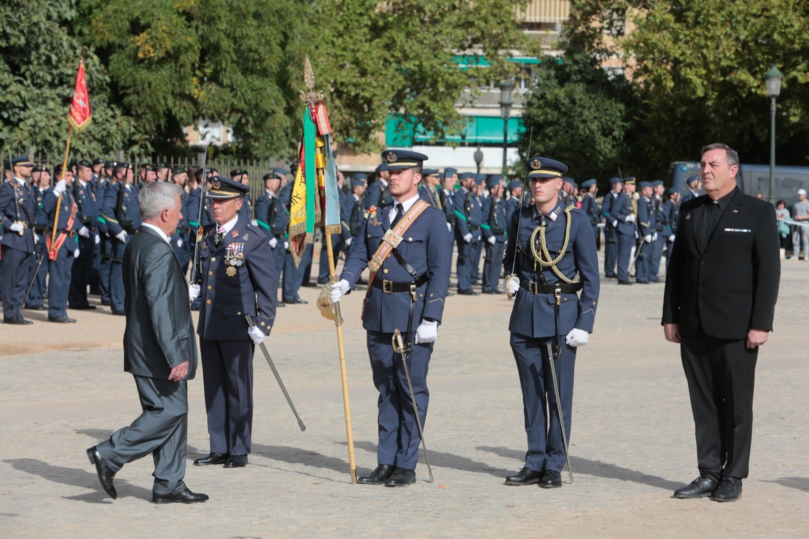 Jura de bandera de civiles en la Base Aérea de Armilla