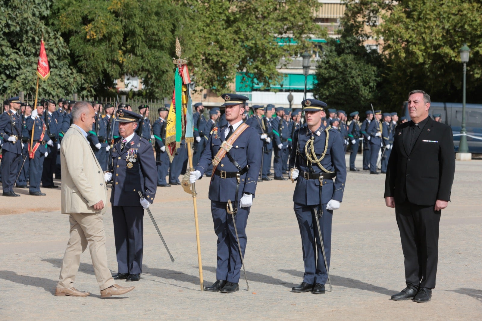 Jura de bandera de civiles en la Base Aérea de Armilla