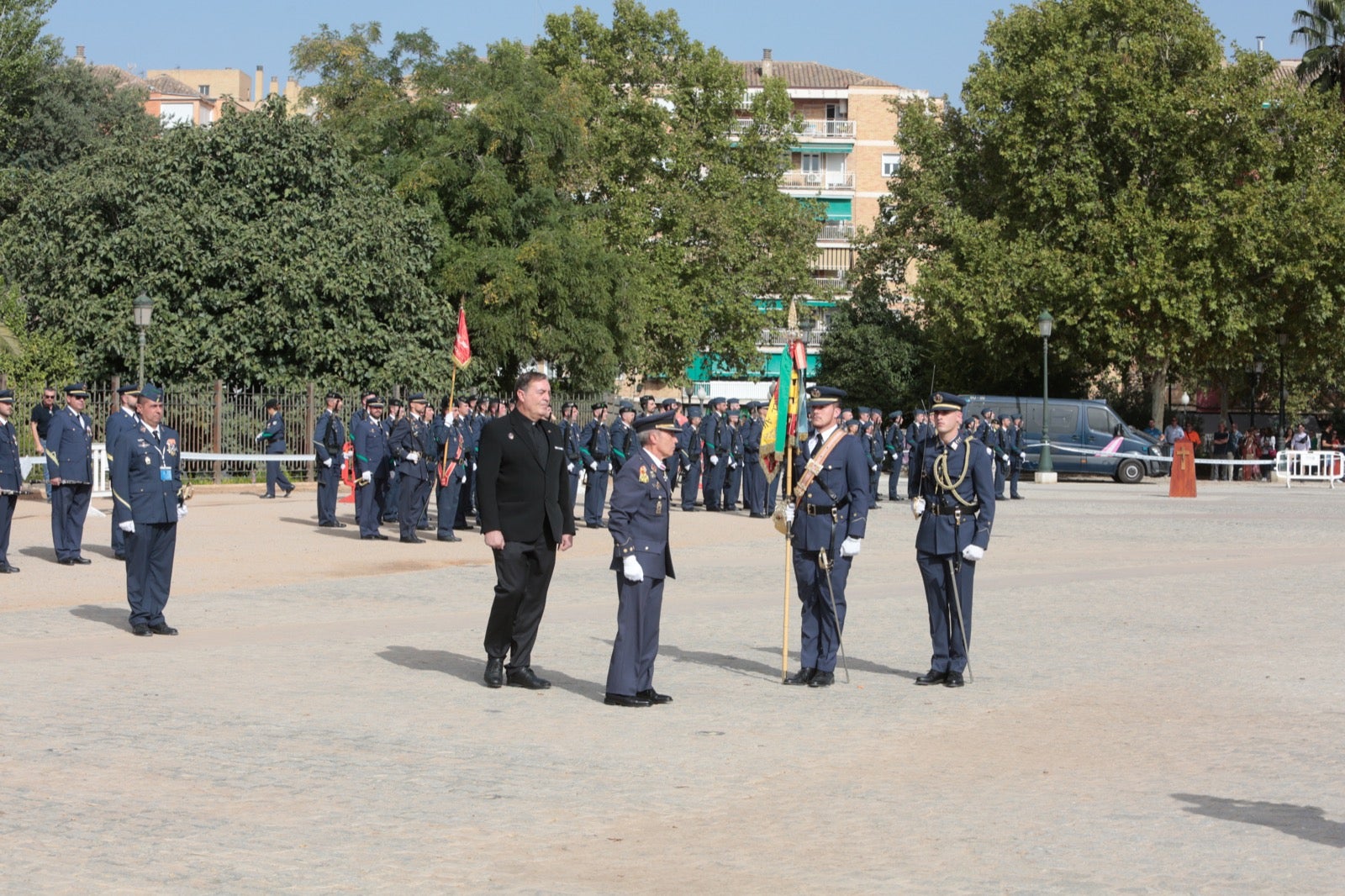 Jura de bandera de civiles en la Base Aérea de Armilla