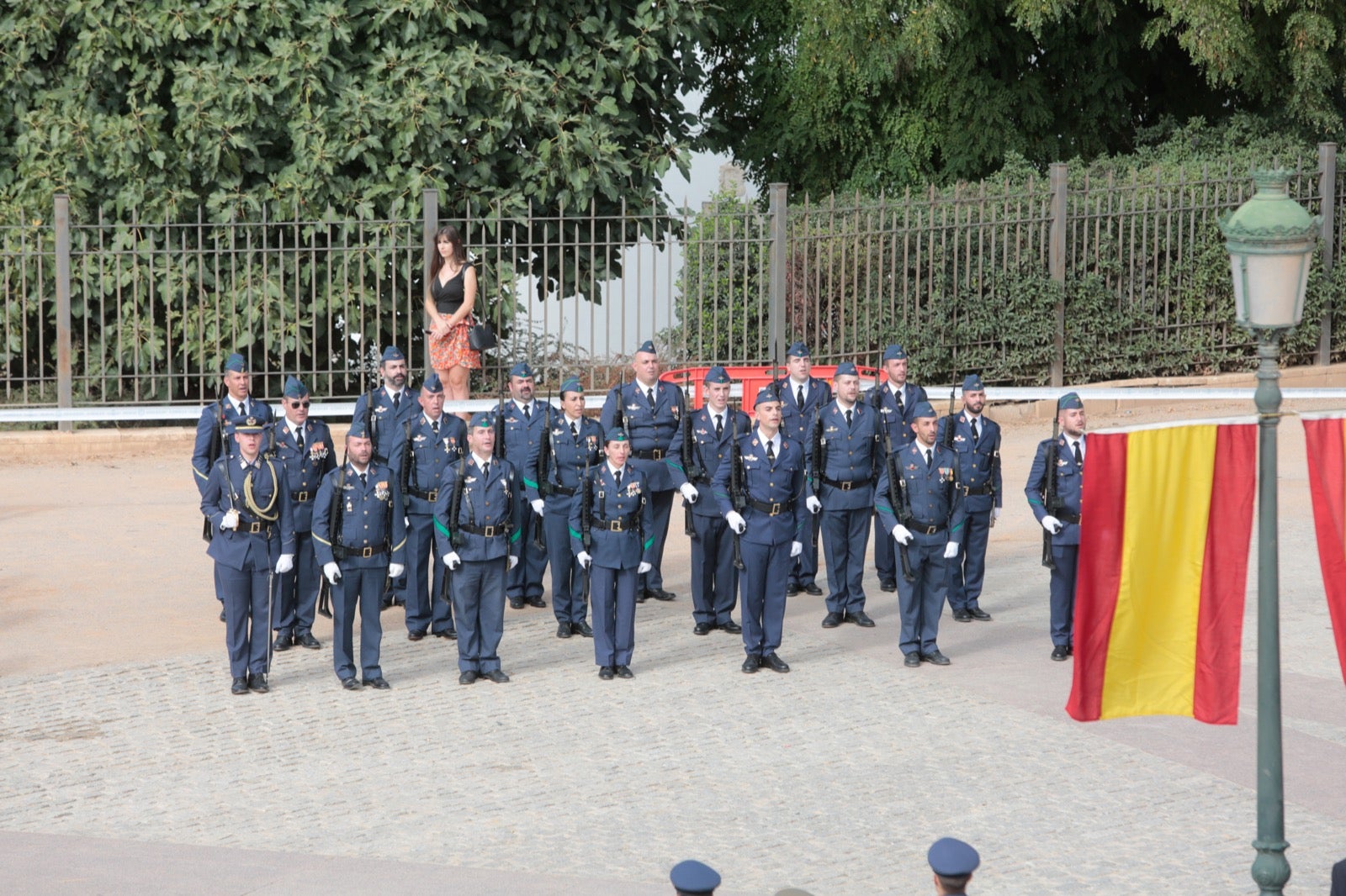 Jura de bandera de civiles en la Base Aérea de Armilla