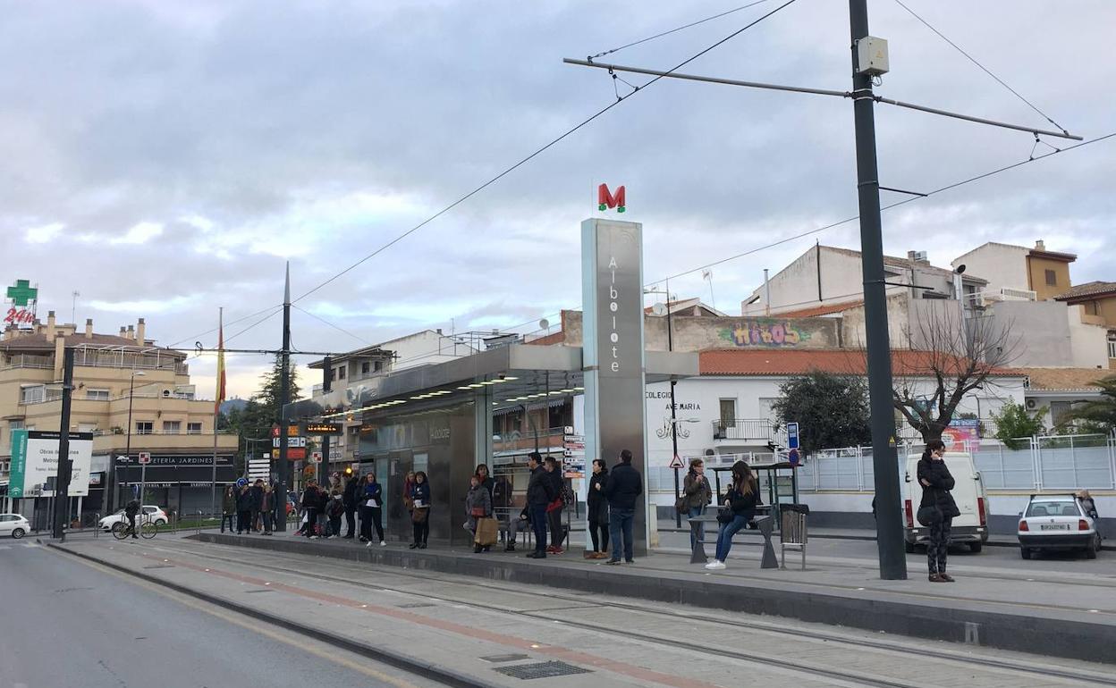 Parada de metro de Albolote. 
