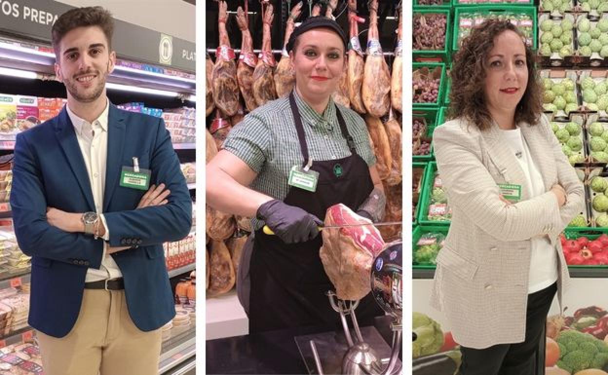 Alberto Carrillo, María del Carmen Martínez y Lourdes García. 