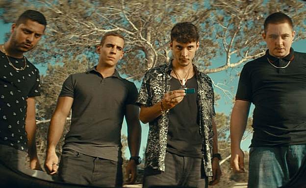 Ayax, tercero, en una escena de 'Hasta el cielo'. 