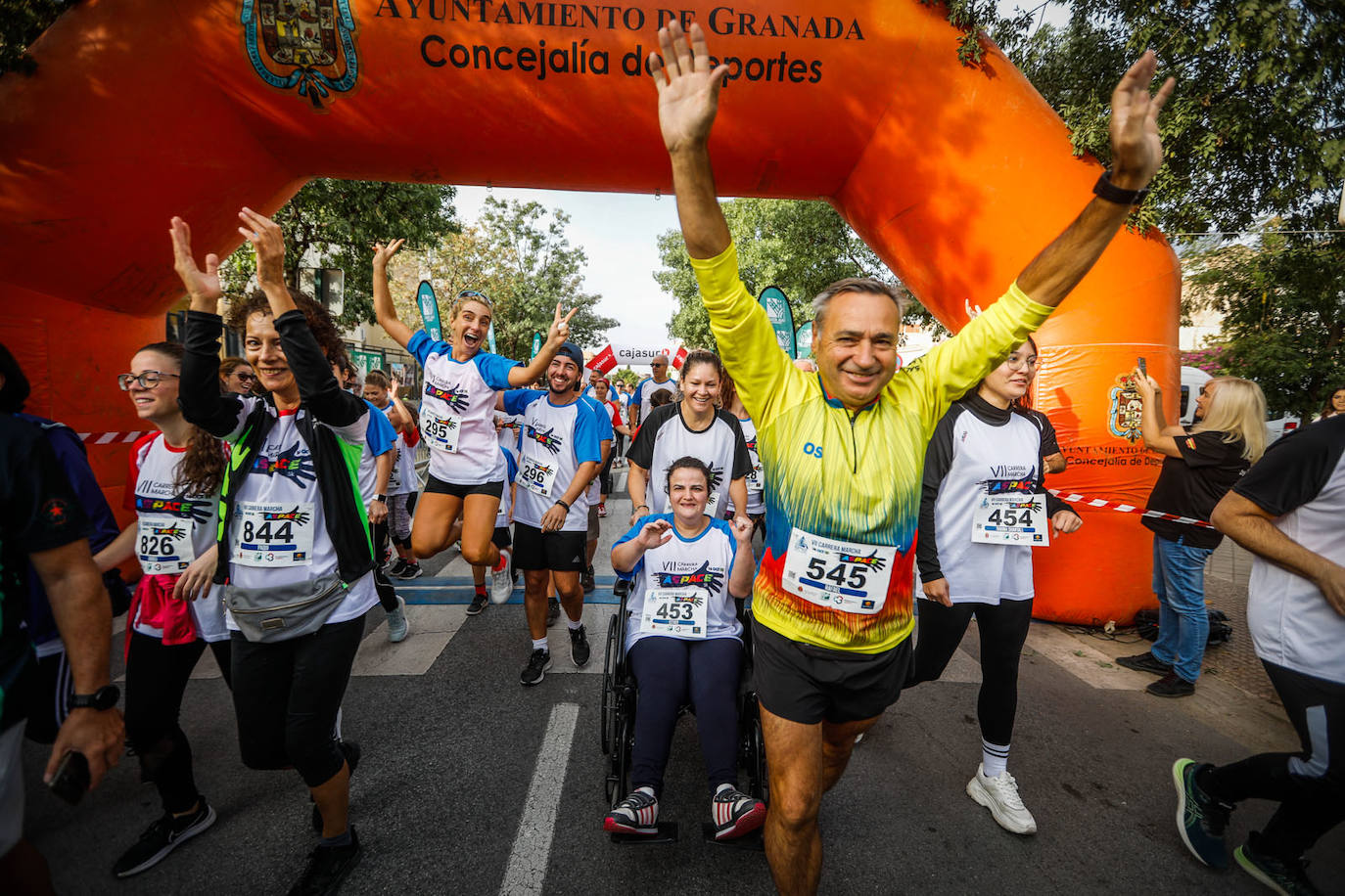 El lema de la carrera es 'Ahora te toca a ti'.