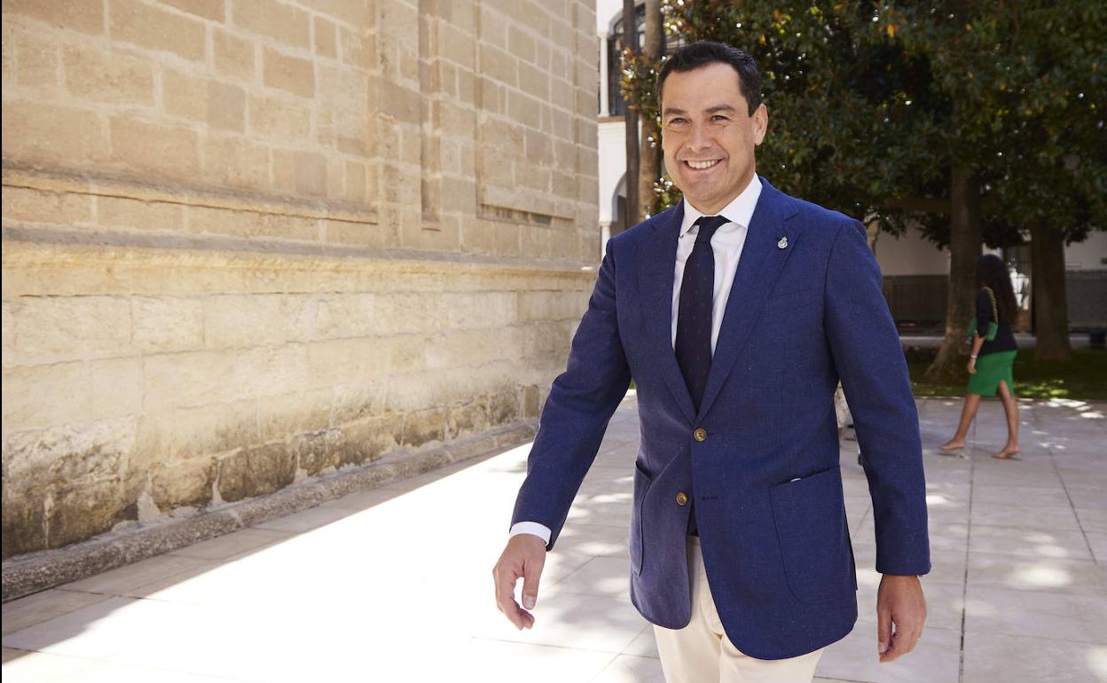 El presidente del Partido Popular de Andalucía, Juanma Moreno. 