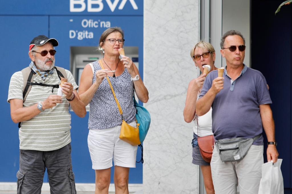 Imagen de calor este martes en Granada. 