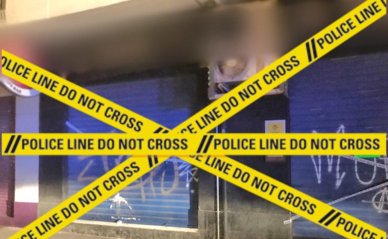 El establecimiento clausurado por vender alcohol a menores de edad.