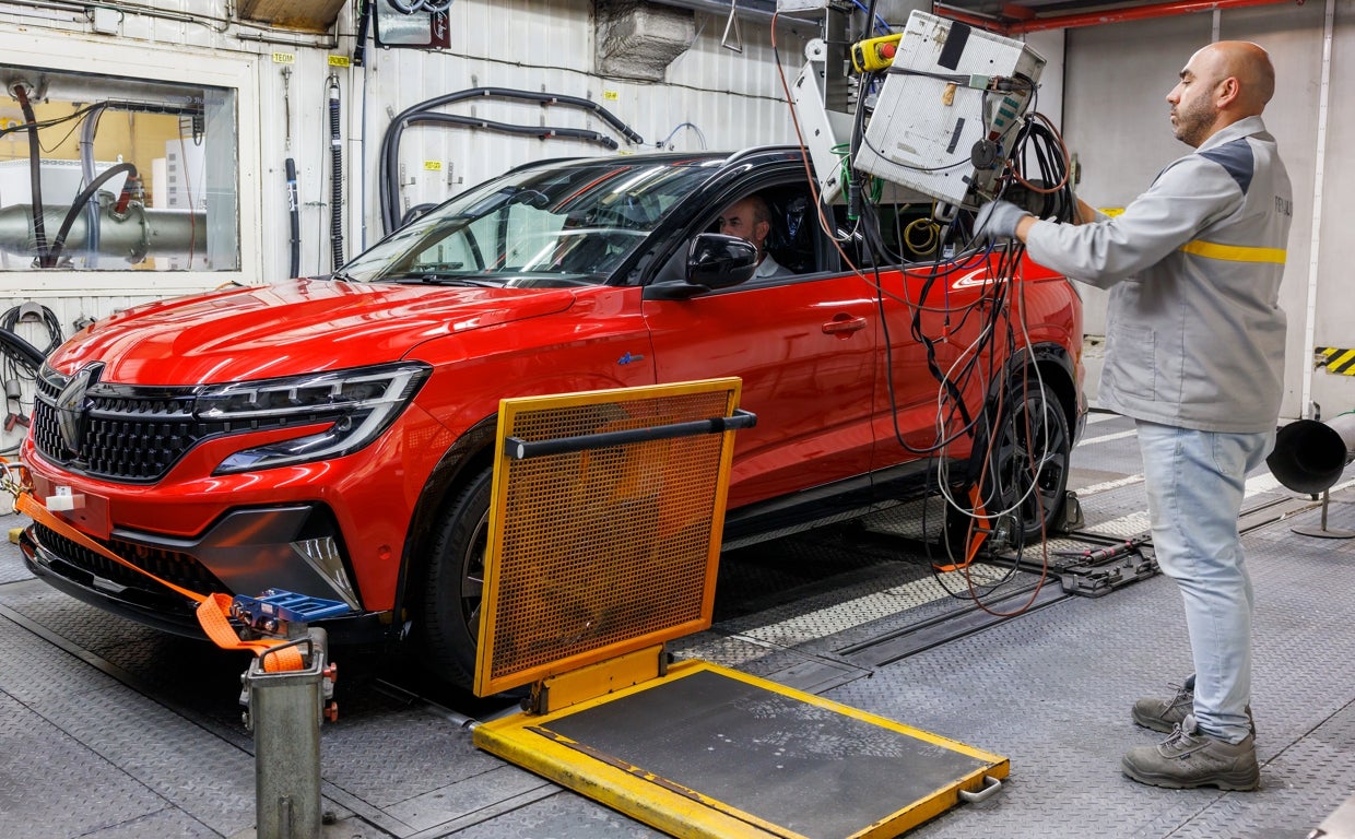 Un Renault Austral en la fábrica de Palencia