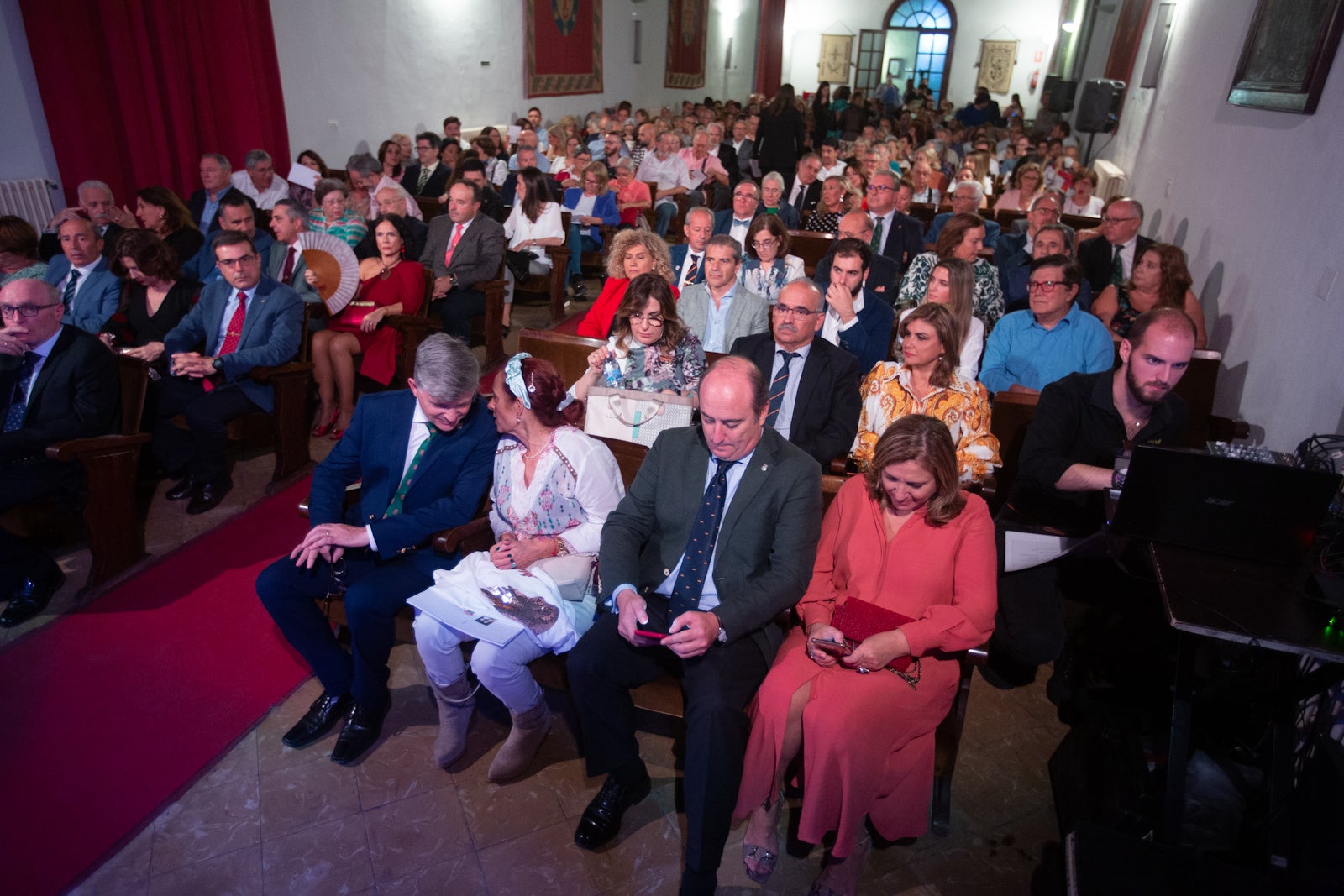 Momento de la ceremonia celebrada en Santa Isabel la Real.