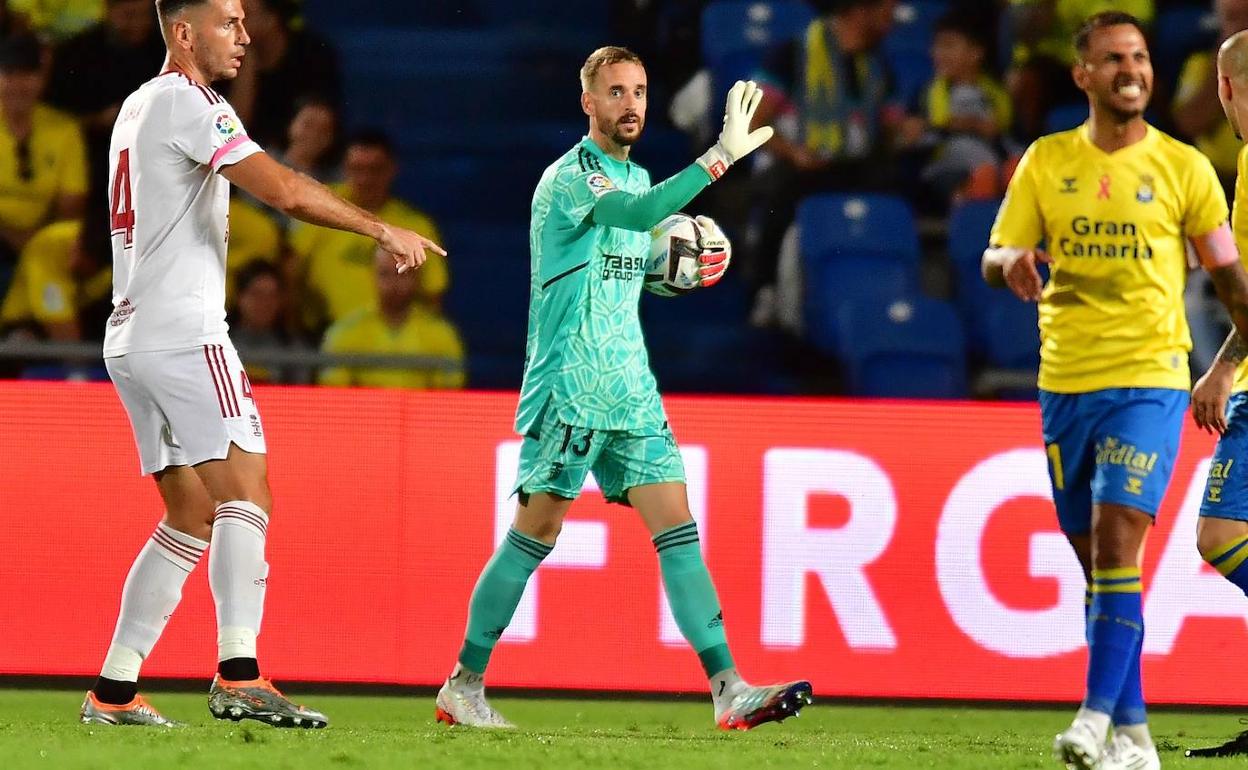 Aarón Escandell, en el último partido del 'Efesé'. 