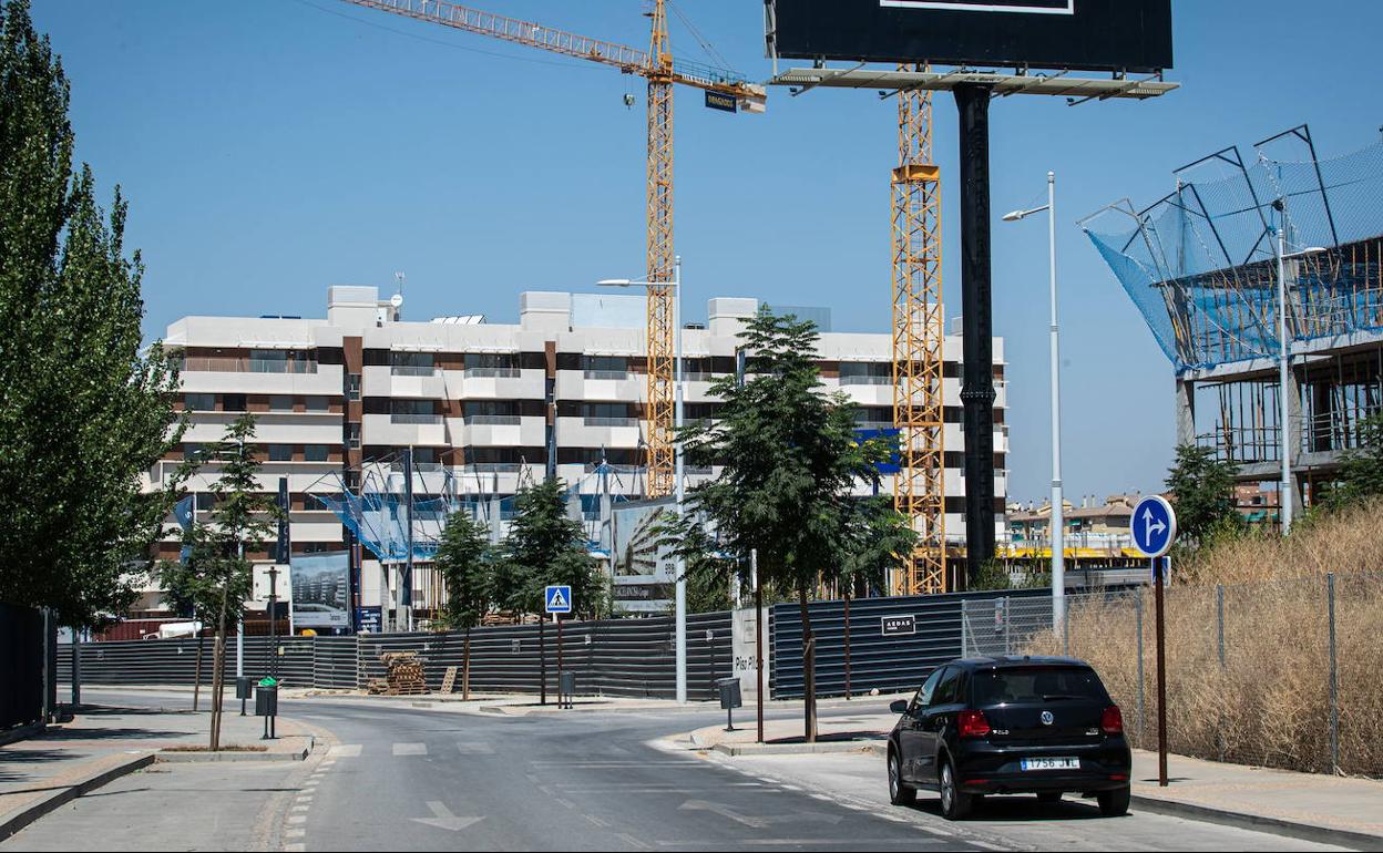 Zona de nueva construcción en la capital granadina. 