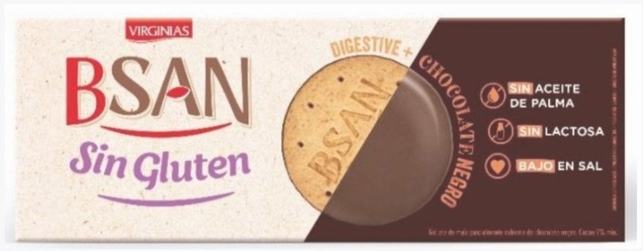 Galletas BSAN sin gluten de VIRGINIAS.