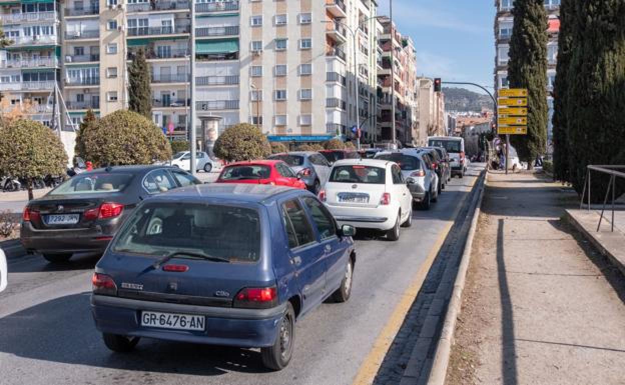 El exceso de tráfico en el Centro es una de las fuentes de contaminación.
