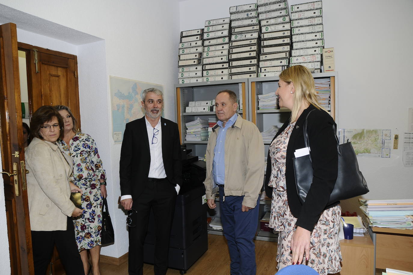 Visita de la delegada de Justicia, Inmaculada Hernández.`
