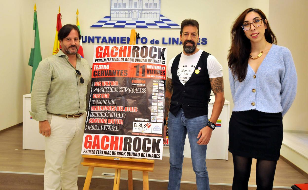 Presentación del I Concierto Solidario de Rock 'Gachirock'. 