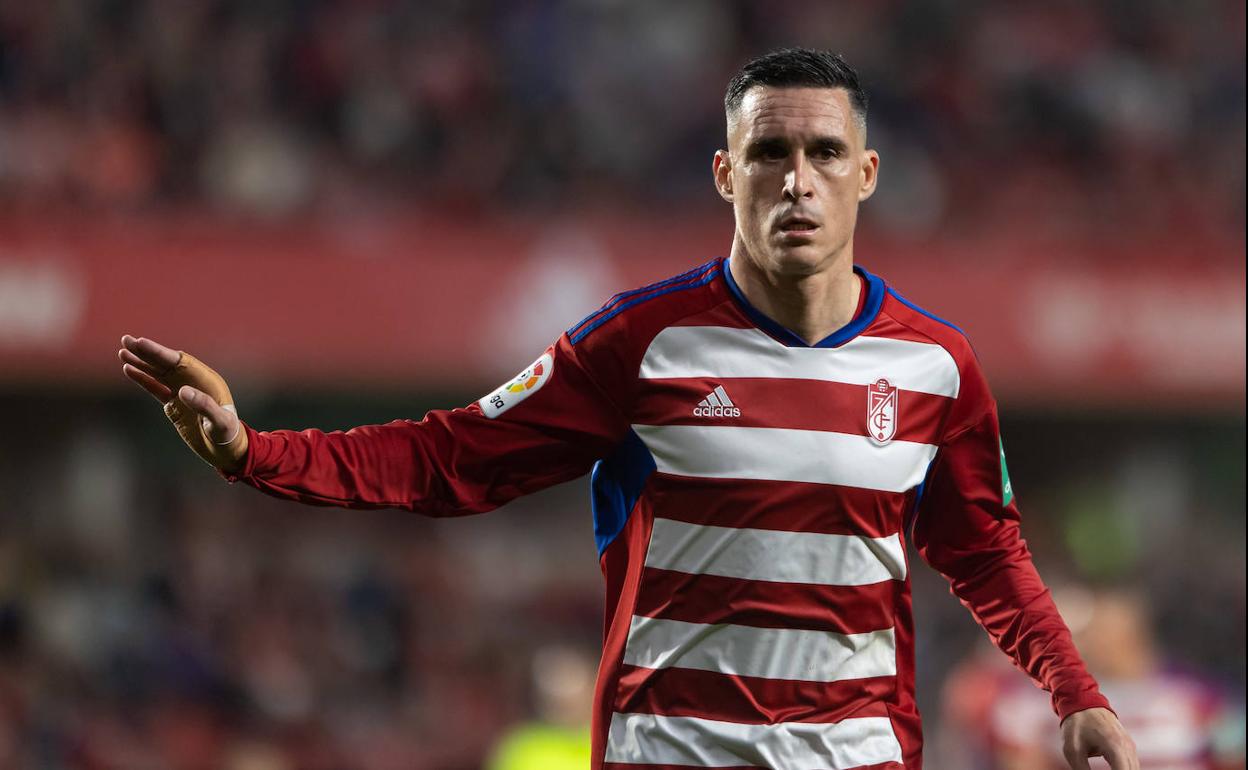 José Callejón, en un partido anterior en Los Cármenes. 