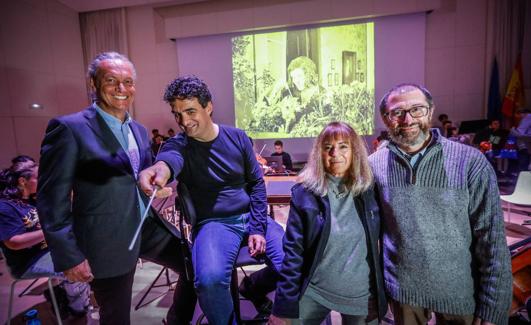 Rafael Liñán, Garbriel Delgado, Anna Pomerol y Juande Salas. 