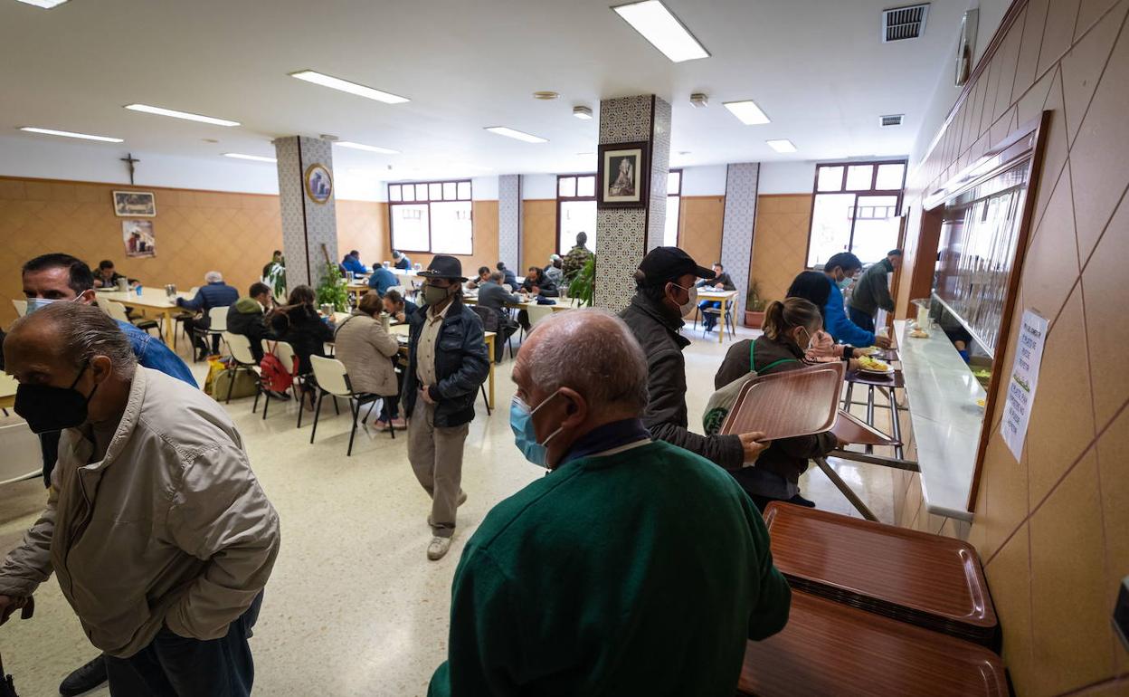 Comedor social de la orden de San Juan de Dios. 