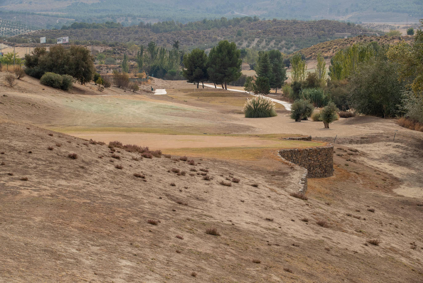 Fotos: Así ha quedado el campo de golf de Otura