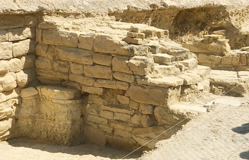 Imagen del anfiteatro de Porcuna. 