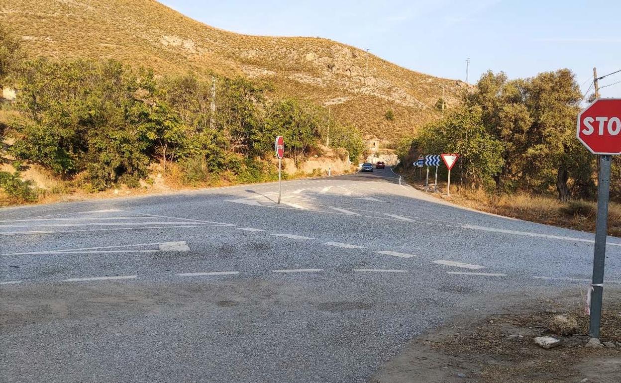 Enlace con la A-308 que conectará con la autovía de Sierra Nevada