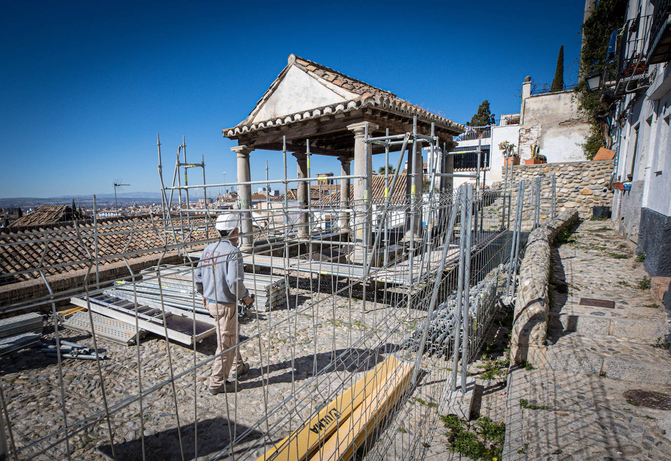 Obras en el Lavadero del Sol. 