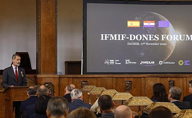 El Rey hace un llamamiento para que otros países colaboren con España y Croacia en el acelerador de partículas de Granada