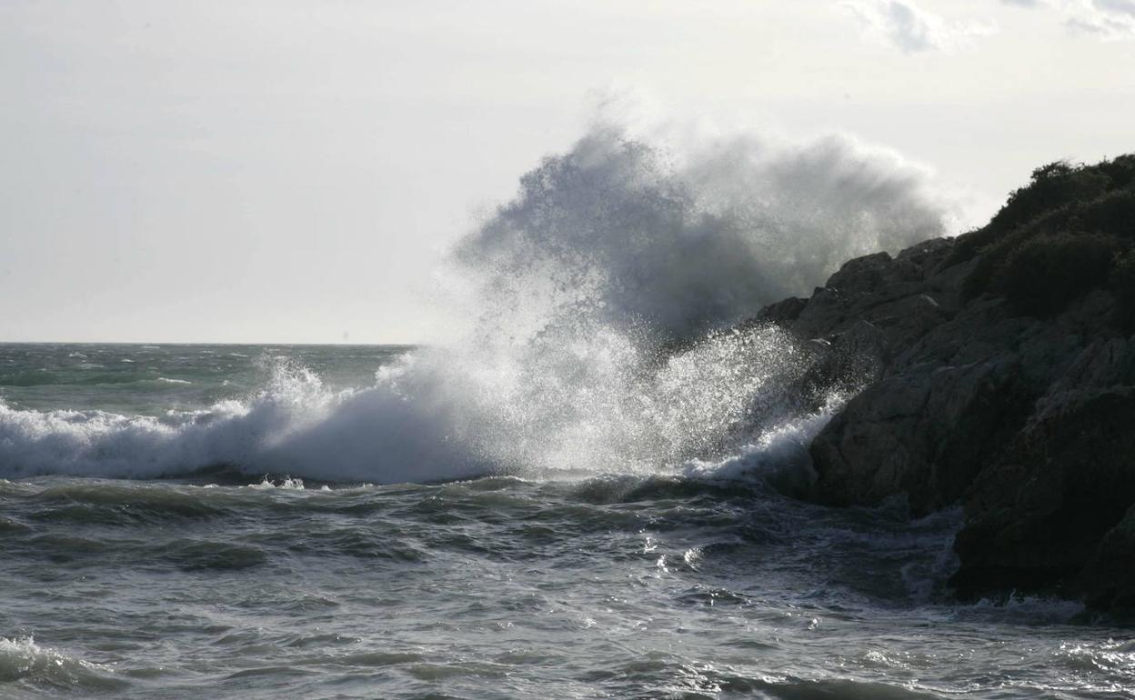 Temporal en Salobreña.