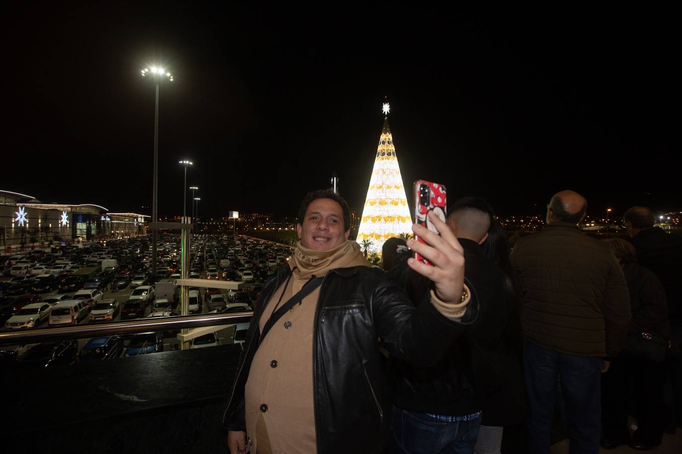 Encendido en el centro comercial Nevada. 