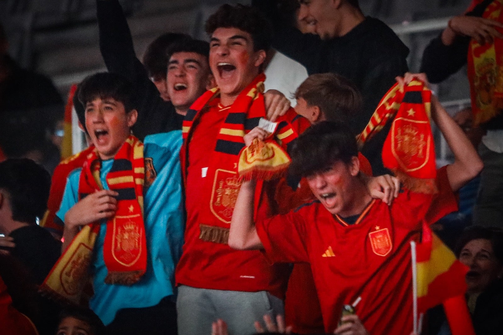 Ambiente en el Palacio de Deportes de Granada. 