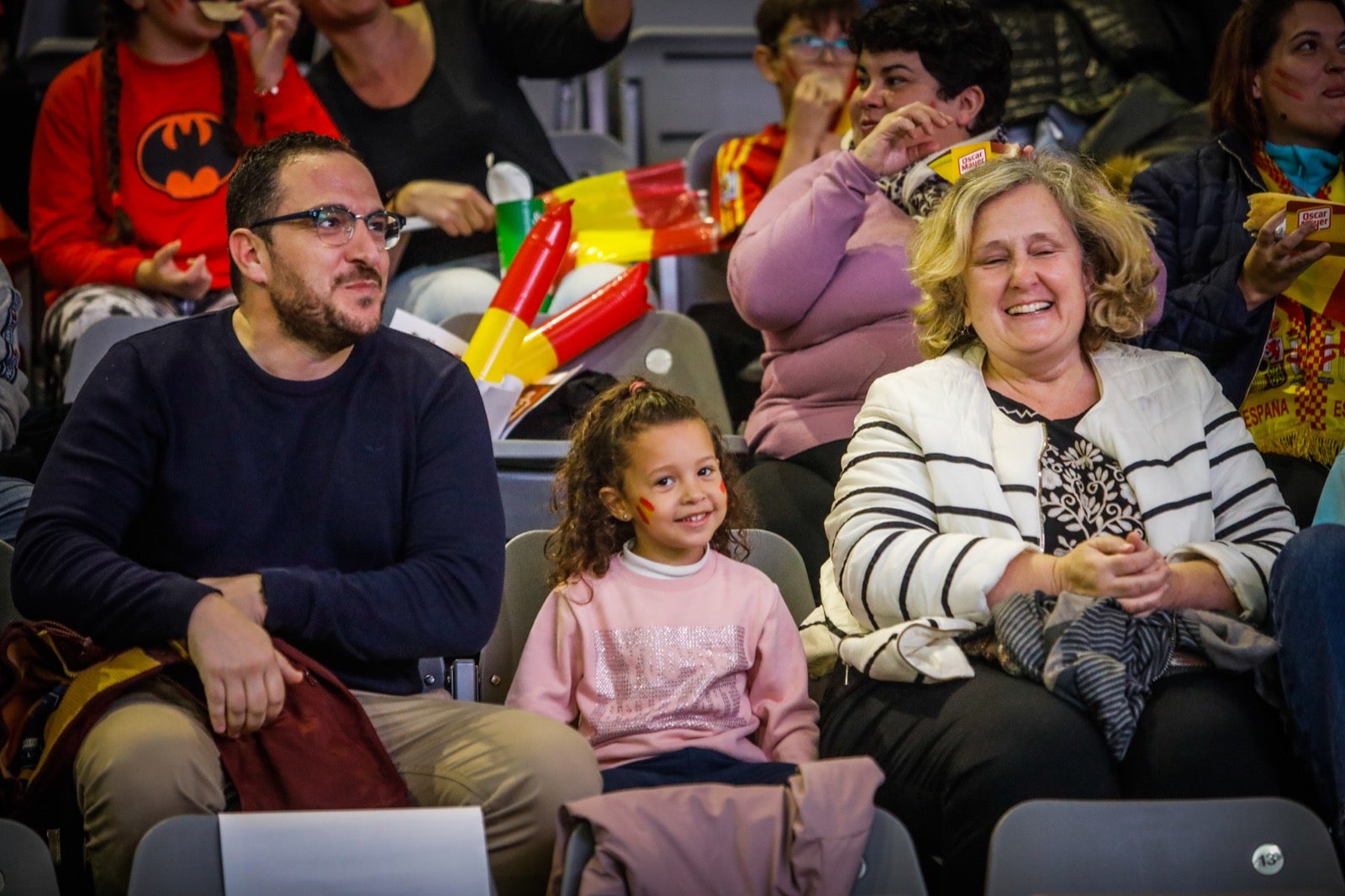 Ambiente en el Palacio de Deportes de Granada. 