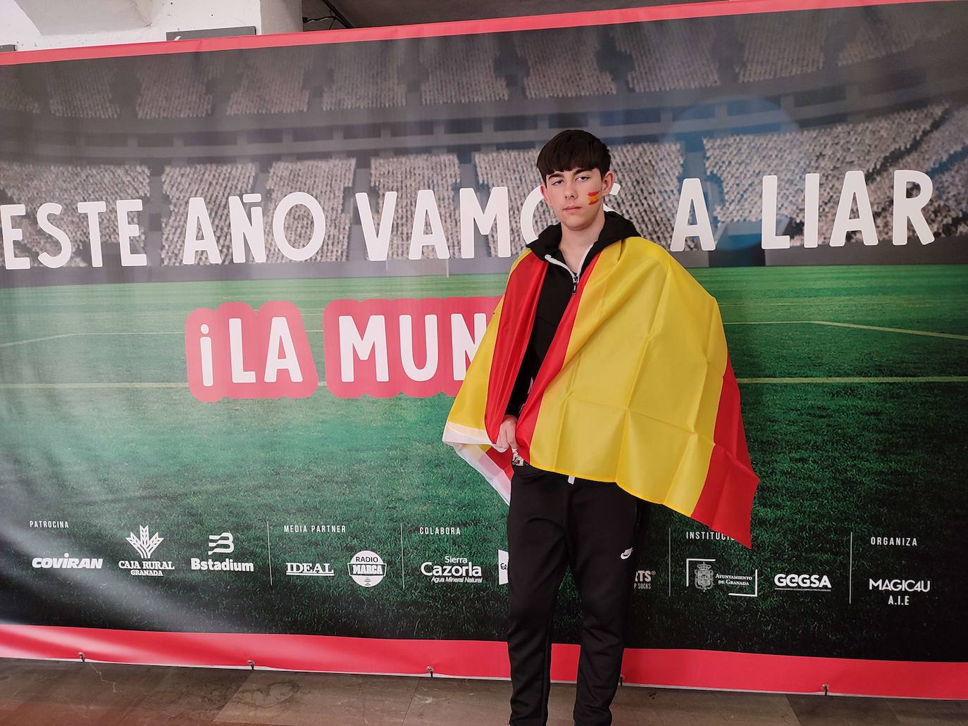 Photocall en el Palacio de los Deportes para el primer partido de España en el Mundial