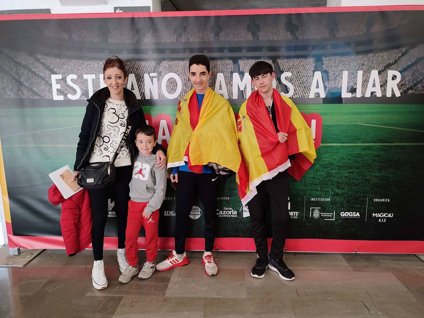 Photocall en el Palacio de los Deportes para el primer partido de España en el Mundial