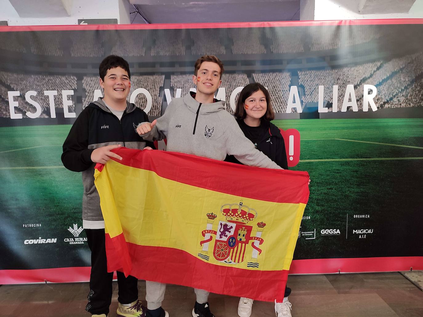 Photocall en el Palacio de los Deportes para el primer partido de España en el Mundial