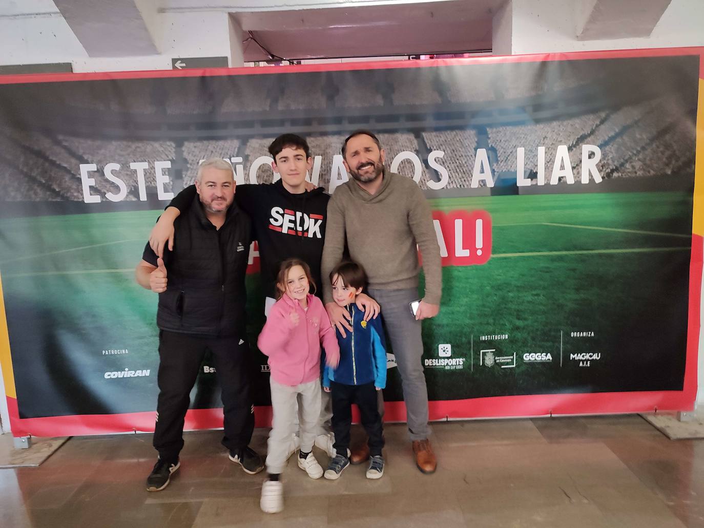 Photocall en el Palacio de los Deportes para el primer partido de España en el Mundial