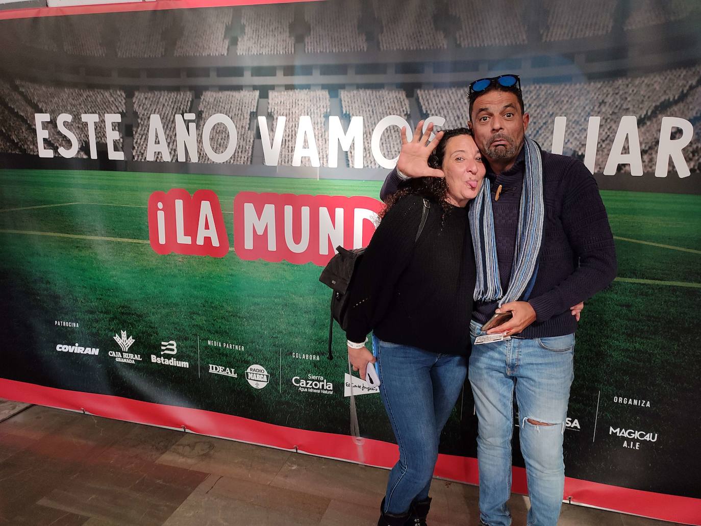 Photocall en el Palacio de los Deportes para el primer partido de España en el Mundial