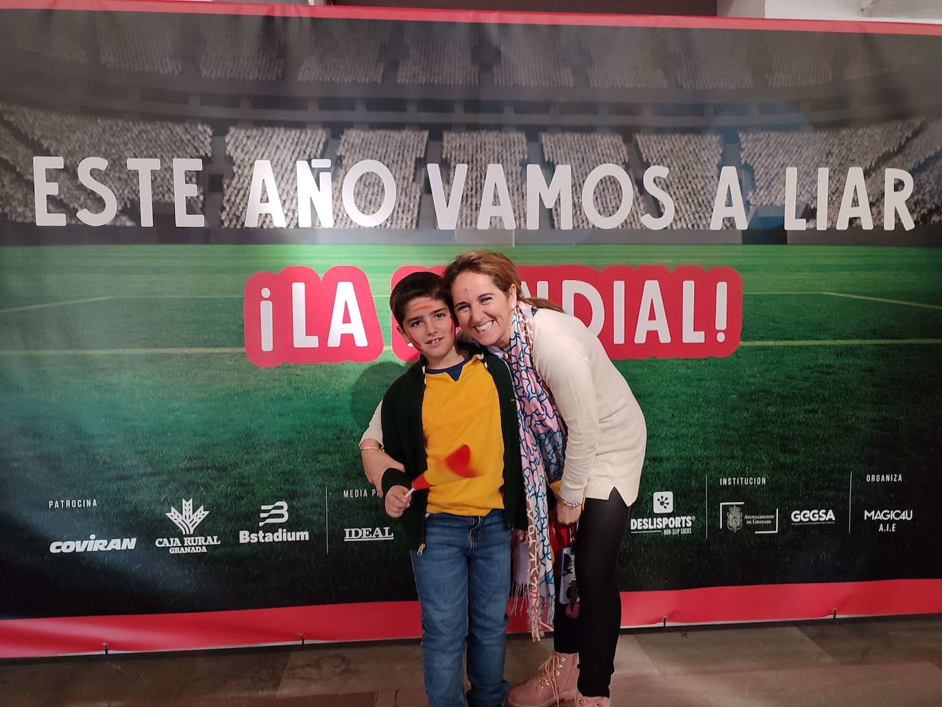 Photocall en el Palacio de los Deportes para el primer partido de España en el Mundial