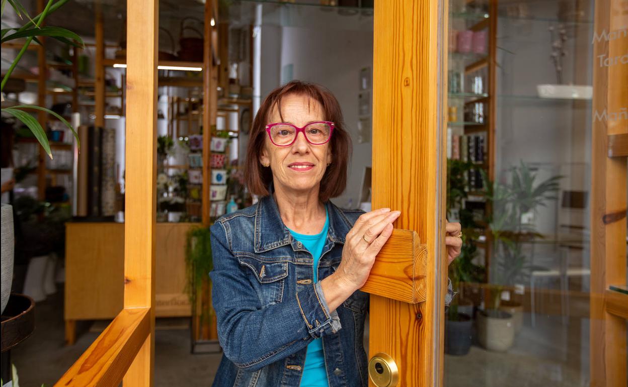 María Castillo, presidenta de la Federación de Comercio de Granada. 