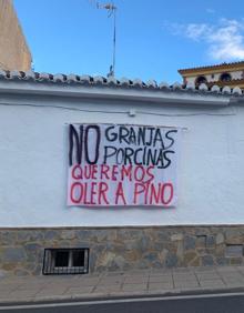 Imagen secundaria 2 - El pueblo de Jerez asiste al pleno para protestar contra la granja porcina.