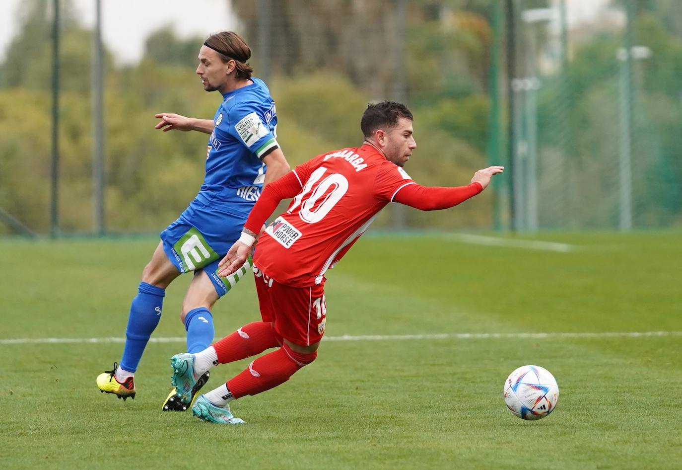 Las mejores imágenes del amistoso disputado entre el cuadro de Rubi y el conjunto austriaco.