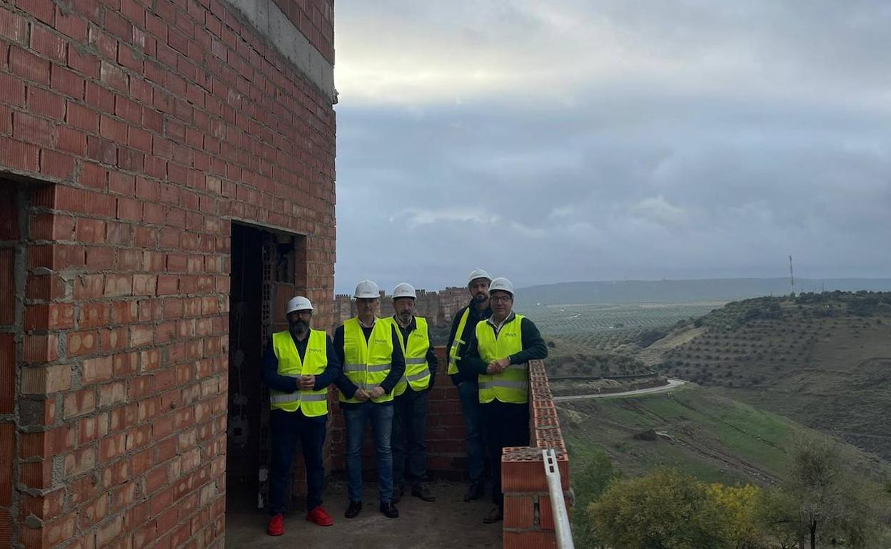 Visita a las obras del Centro de Día de Baños de la Encina. 