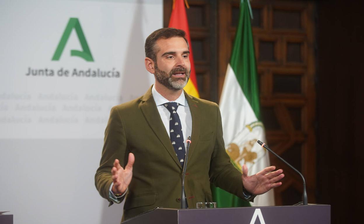 El portavoz de la Junta de Andalucía, Ramón Fernández Pacheco.