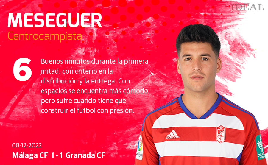 Estas son las notas de Ideal para los rojiblancos en el duelo de La Rosaleda.