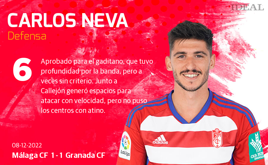 Estas son las notas de Ideal para los rojiblancos en el duelo de La Rosaleda.