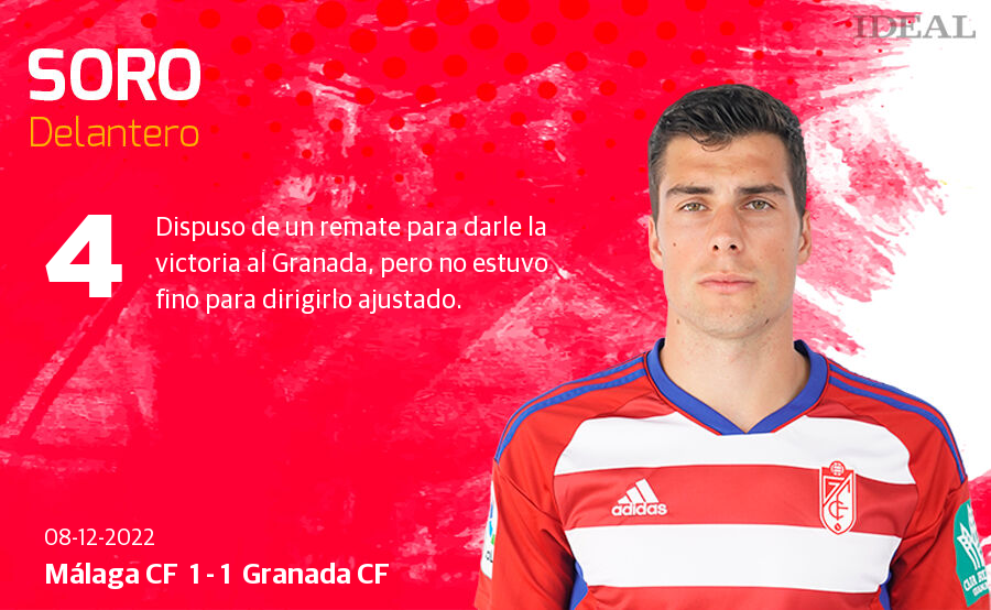 Estas son las notas de Ideal para los rojiblancos en el duelo de La Rosaleda.