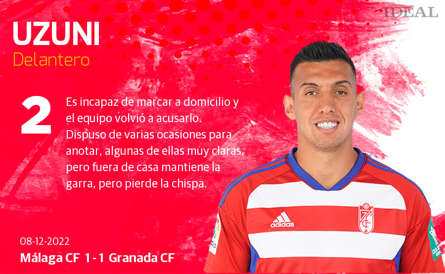 Estas son las notas de Ideal para los rojiblancos en el duelo de La Rosaleda.