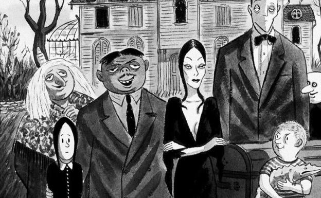 Viñeta de Charles Addams.